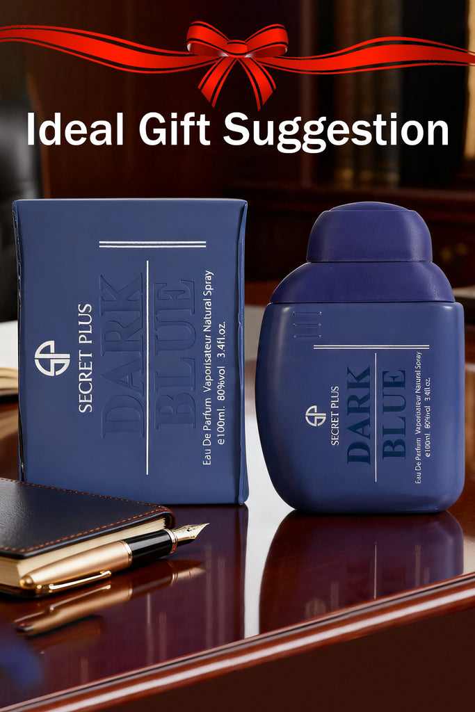 DARK BLUE SPRAY PERFUME EAU DE PARFUM FOR MEN - 100ML/3.4FL.OZ.