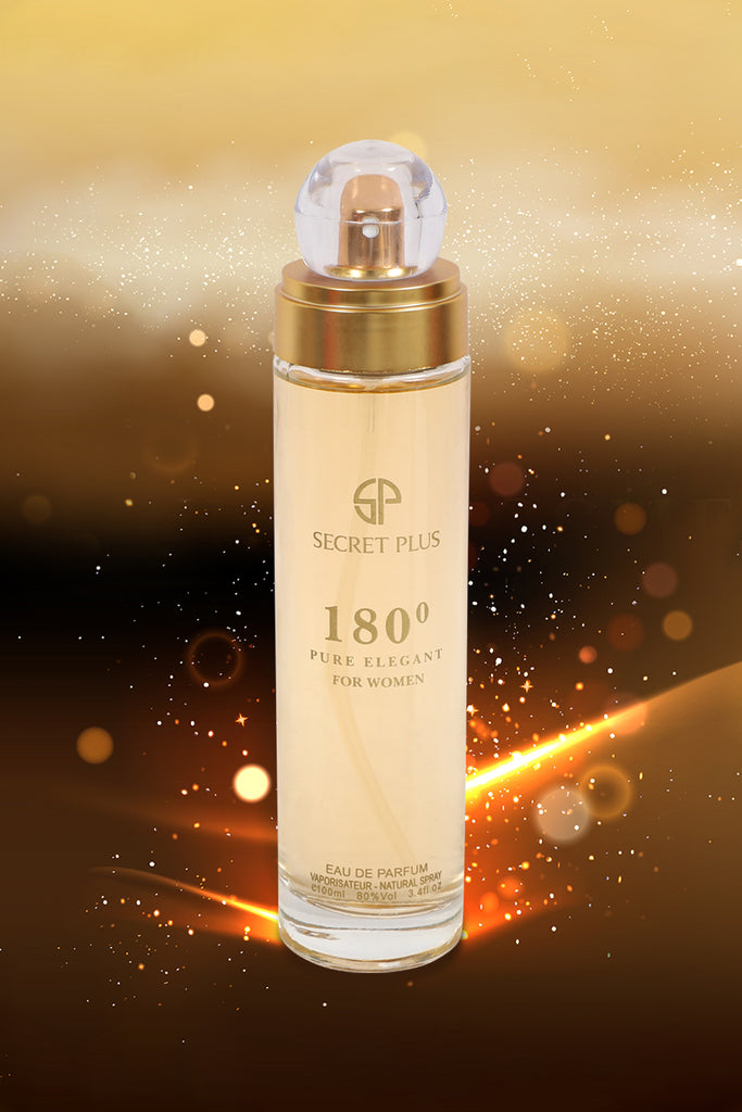 180 PURE ELEGANT SPRAY PERFUME EAU DE PARFUM FOR WOMEN - 100ML/3.4FL.OZ.