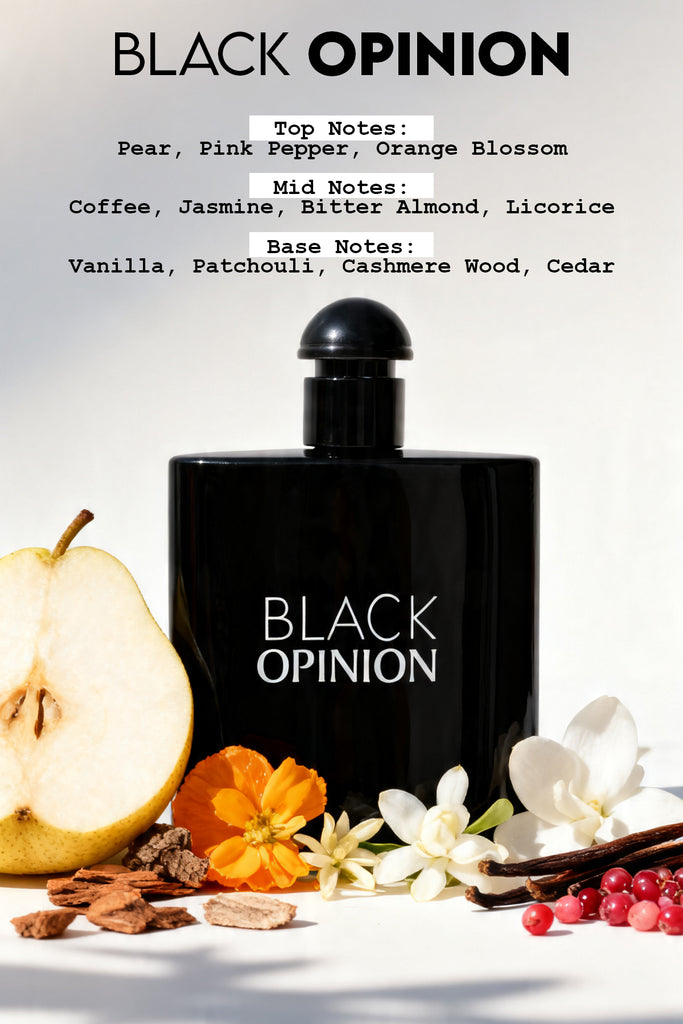BLACK OPINION SPRAY PERFUME FOR WOMEN 100ML/3.4 FL.OZ
