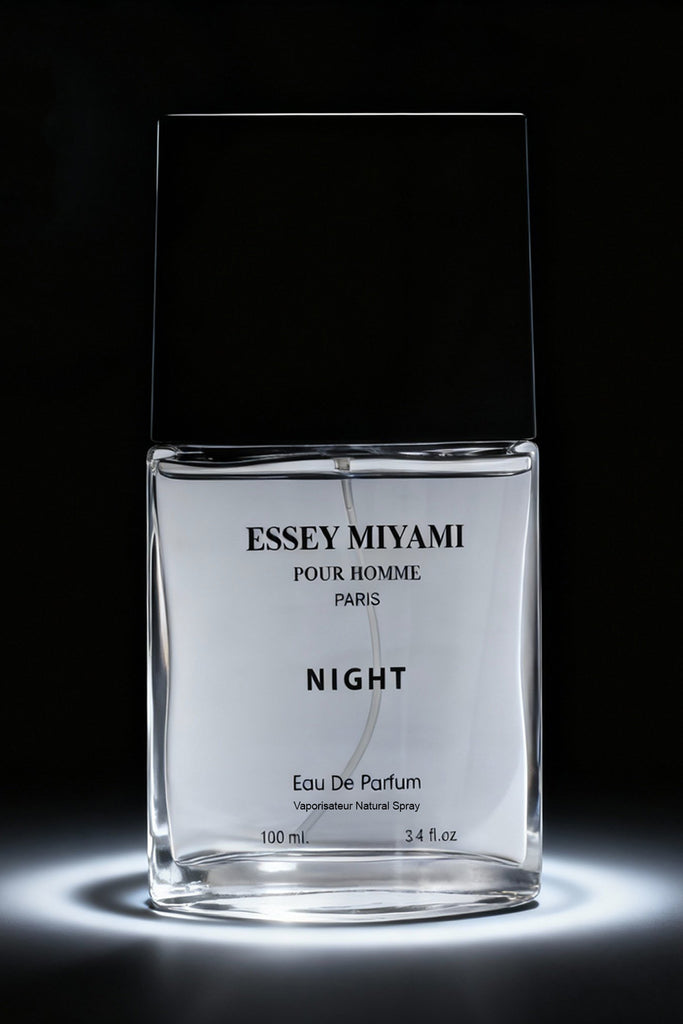 ESSEY MIYAMI PARIS NIGHT SPRAY PERFUME EAU DE PARFUM FOR MEN - 100ML/3.4FL.OZ.