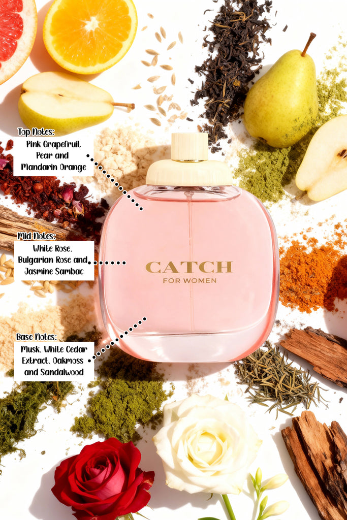 CATCH SPRAY PERFUME EAU DE PARFUM FOR WOMEN - 100ML/3.4FL.OZ.