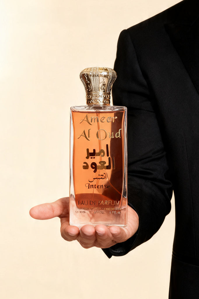 AMEER Al OUD INTENSE SPRAY COLOGNE EAU DE PARFUM FOR MEN - 100ML/3.4 FL.OZ