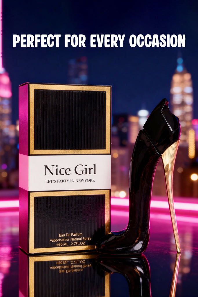 NICE GIRL LETS PARTY IN NEW YORK SPRAY PERFUME EAU DE PARFUM FOR WOMEN - 80ML/2.7FL.OZ.