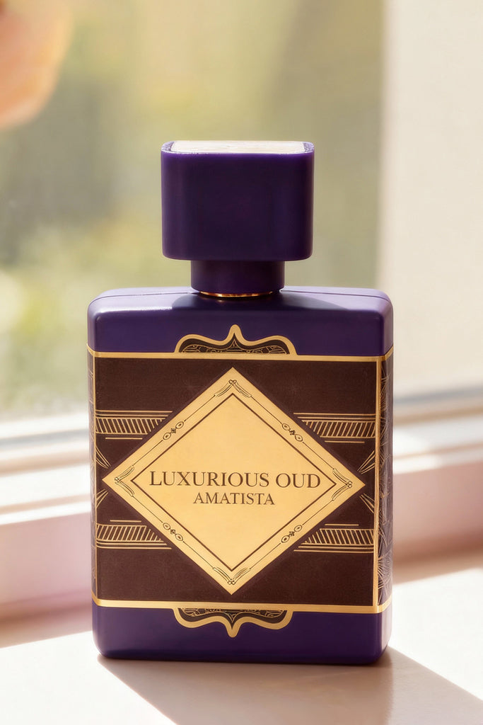 LUXURIOUS OUD AMATISTA SPRAY PERFUME EAU DE PARFUM FOR WOMEN - 100ML/3.4FL.OZ.