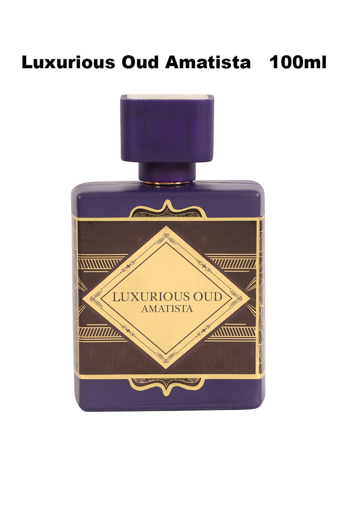 LUXURIOUS OUD AMATISTA SPRAY PERFUME EAU DE PARFUM FOR WOMEN - 100ML/3.4FL.OZ.