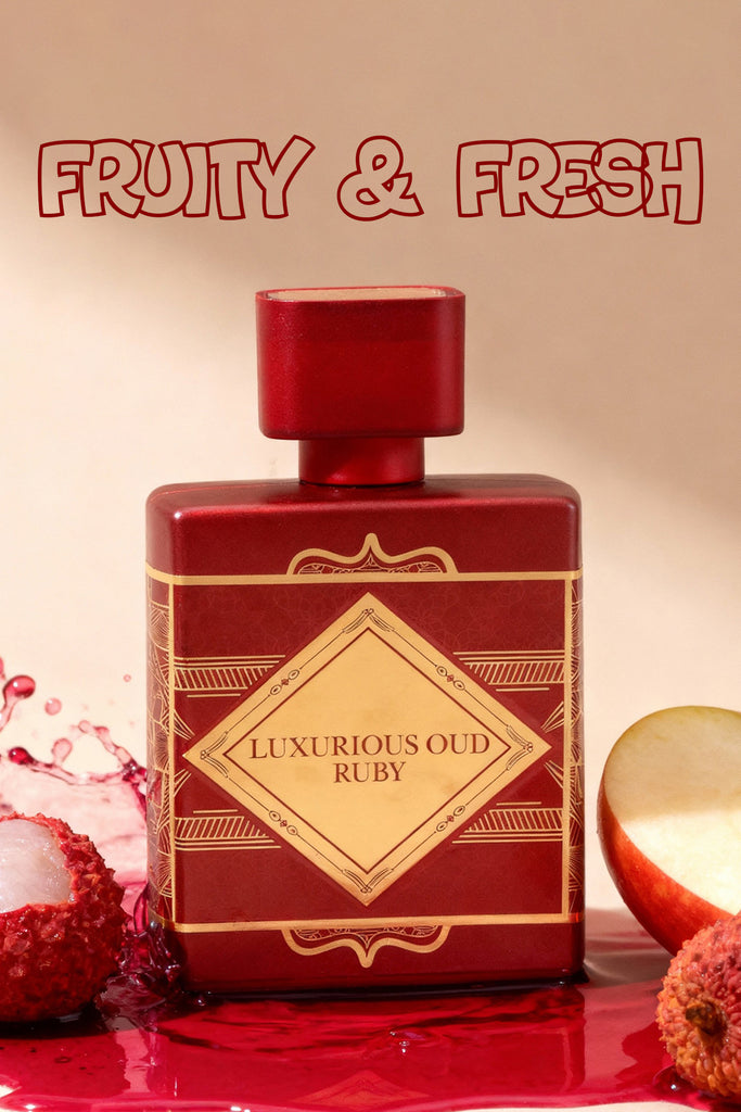 LUXURIOUS OUD RUBY SPRAY PERFUME EAU DE PARFUM FOR WOMEN - 100ML/3.4FL.OZ.