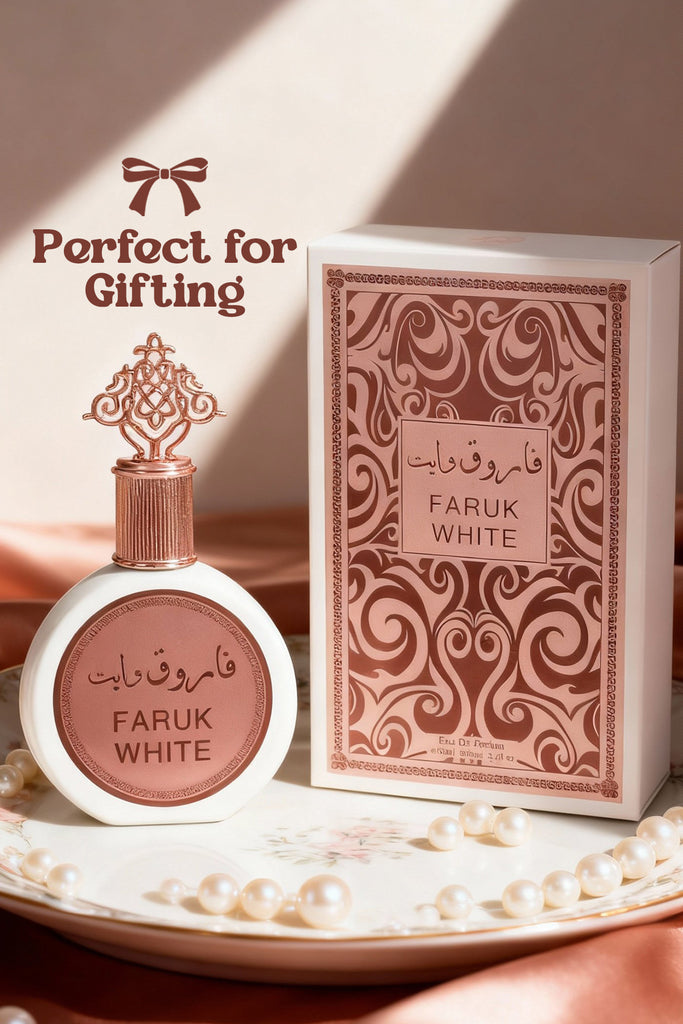 FARUK WHITE SPRAY PERFUME EAU DE PARFUM FOR WOMEN - 100ML/3.4FL.OZ.