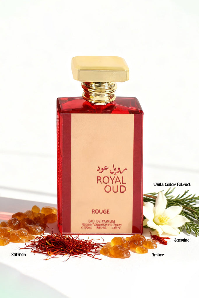 ROYAL OUD ROUGE SPRAY PERFUME EAU DE PARFUM FOR MEN - 100ML/3.4FL.OZ.