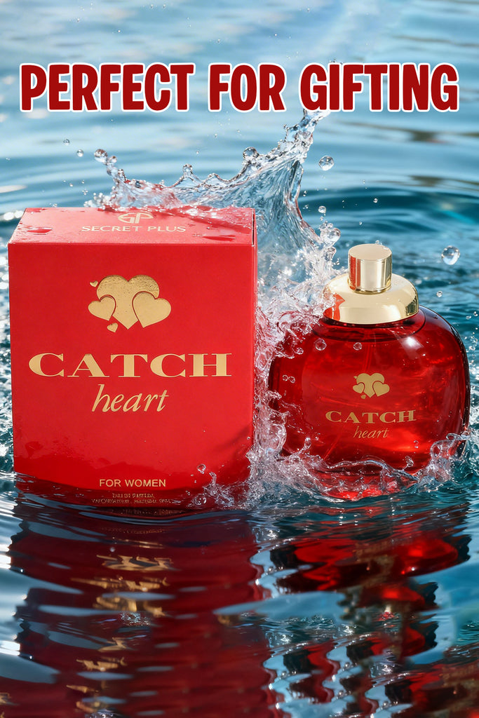CATCH HEART SPRAY PERFUME EAU DE PARFUM FOR WOMEN - 100ML/3.4FL.OZ.