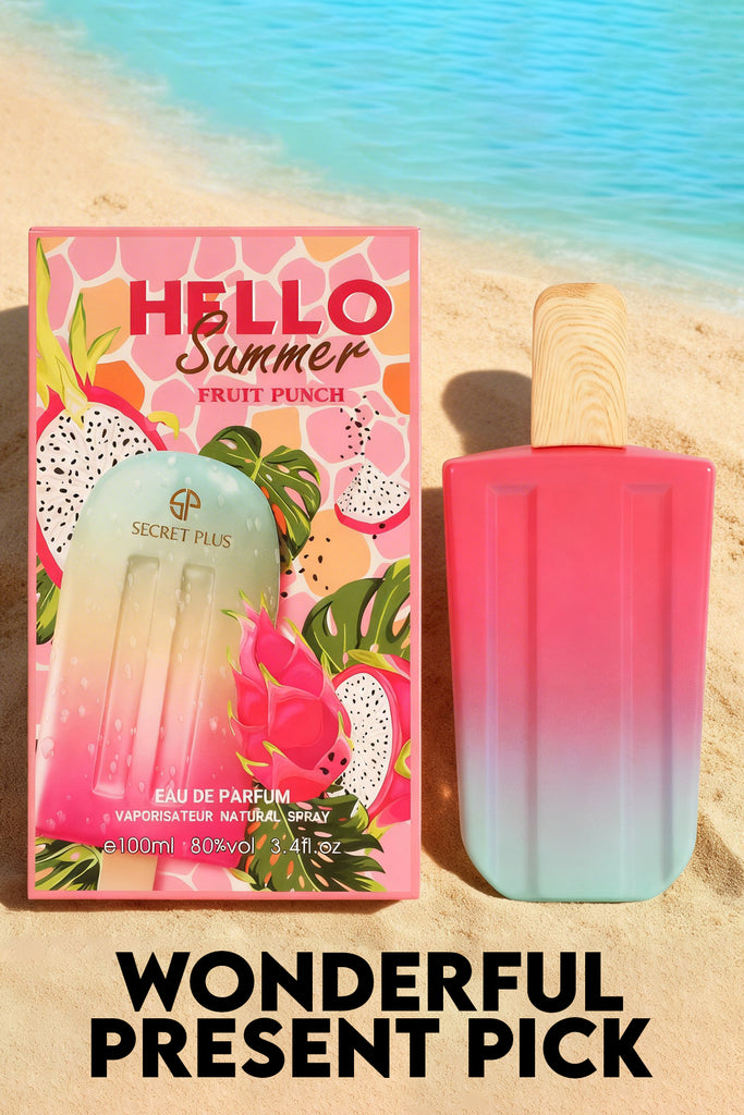 HELLO SUMMER FRUIT PUNCH SPRAY PERFUME EAU DE PARFUM FOR WOMEN - 100ML/3.4FL.OZ.