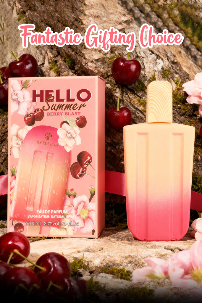 HELLO SUMMER FRUIT BERRY BLAST SPRAY PERFUME EAU DE PARFUM FOR WOMEN - 100ML/3.4FL.OZ.