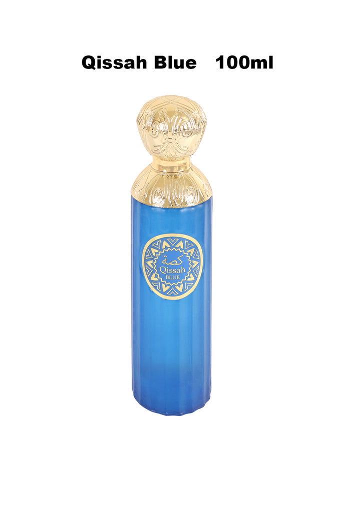 QISSAH BLUE SPRAY PERFUME EAU DE PARFUM FOR MEN - 100ML/3.4FL.OZ.