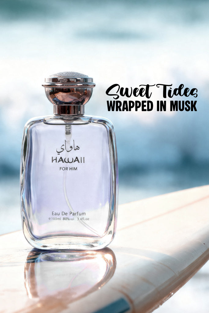 HAWAII FOR HIM SPRAY PERFUME EAU DE PARFUM FOR MEN - 100ML/3.4FL.OZ.