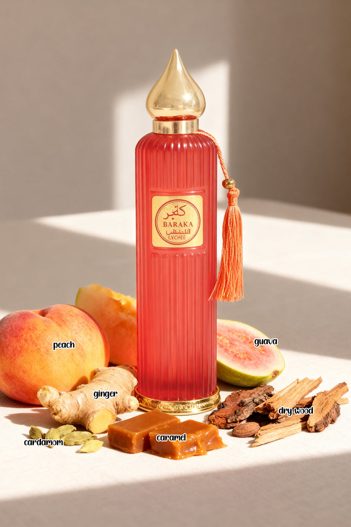 BARAKA LYCHEE SPRAY PERFUME EAU DE PARFUM FOR WOMEN - 100ML/3.4FL.OZ
