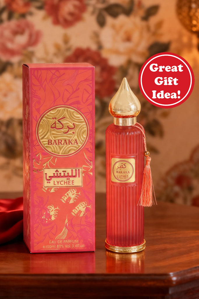 BARAKA LYCHEE SPRAY PERFUME EAU DE PARFUM FOR WOMEN - 100ML/3.4FL.OZ