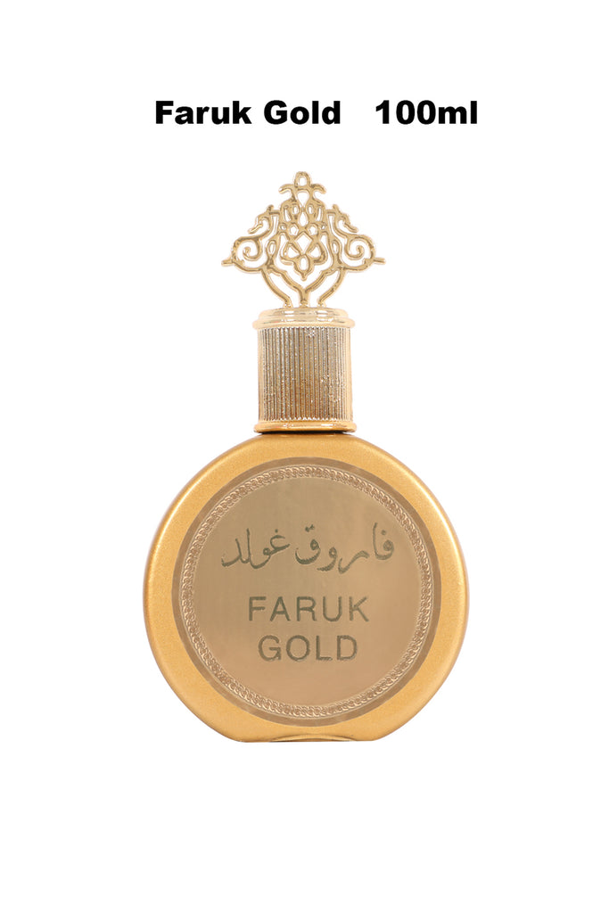 FARUK GOLD SPRAY PERFUME EAU DE PARFUM FOR MEN AND WOMEN - 100ML/3.4FL.OZ.