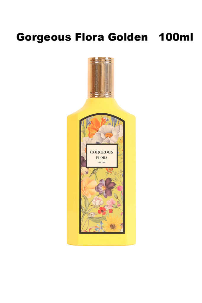 GORGEOUS FLORAL GOLDEN SPRAY PERFUME EAU DE PARFUM FOR WOMEN - 100ML/3.4FL.OZ.