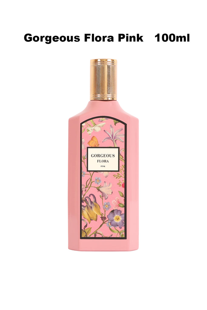 GORGEOUS FLORAL PINK SPRAY PERFUME EAU DE PARFUM FOR WOMEN - 100ML/3.4FL.OZ.
