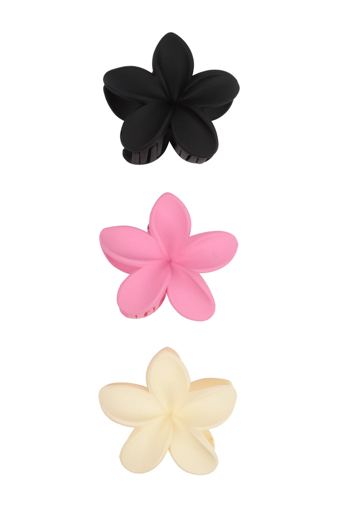 PLUMERIA FLOWER HAIR CLAW CLIP HAIR ACCESSORIES