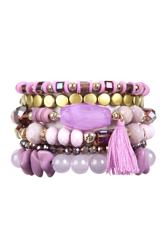 BOHO TASSEL CHARM BRACELET