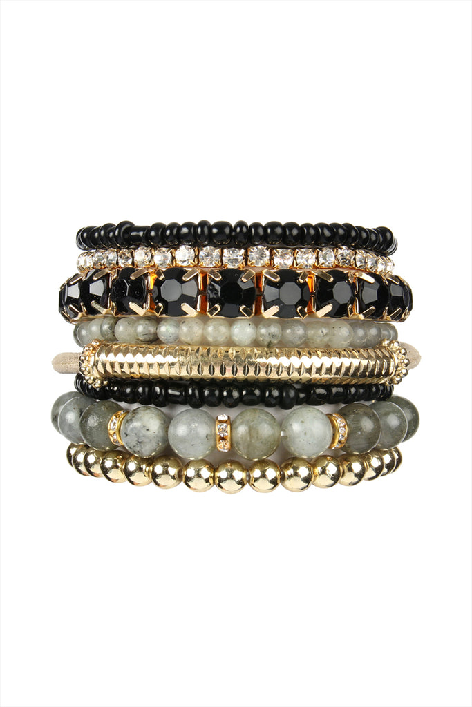 REGULAR SIZE STACKABLE BEADS BRACELET SET