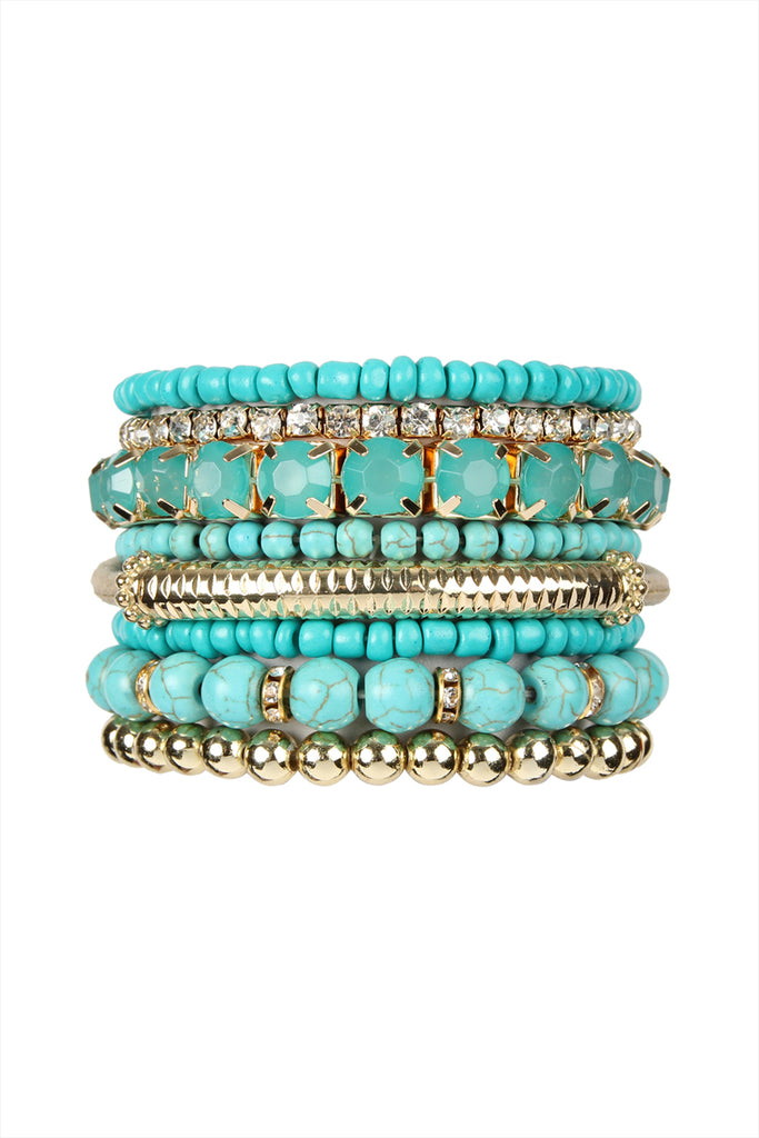 REGULAR SIZE STACKABLE BEADS BRACELET SET