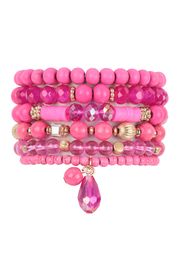 Bohemian Mix Bead Multi Layer Versatile Statement Bracelets