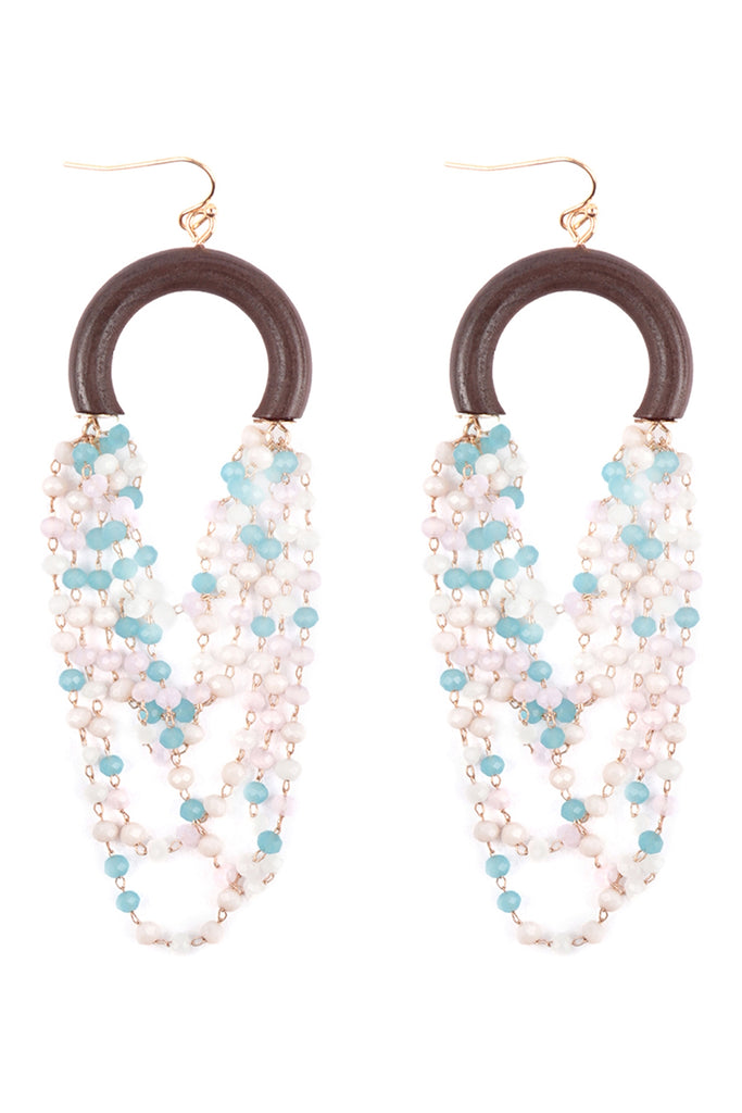 LAYERED STATEMENT HOOK EARRINGS