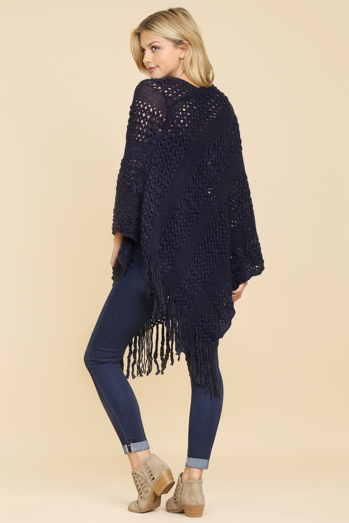 CLASSIC FRINGE PONCHO