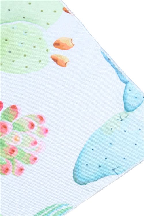 CACTUS PATTERN TOWEL