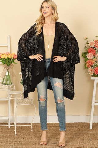 LEOPARD OPEN FRONT KIMONO