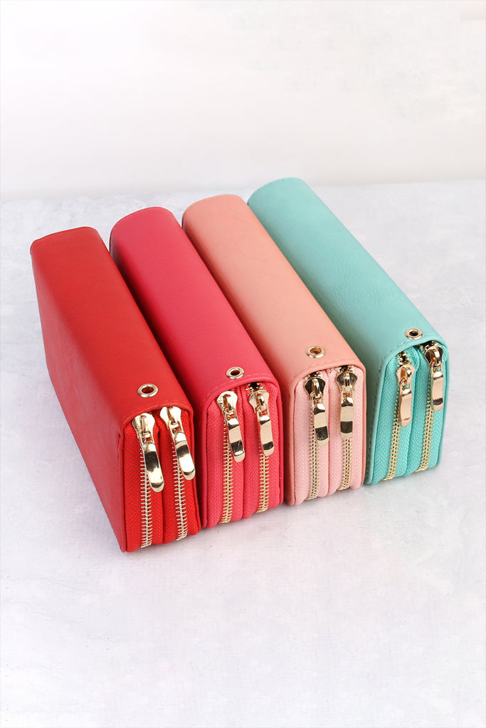 HDG2000 - DOUBLE ZIP AROUND WALLET