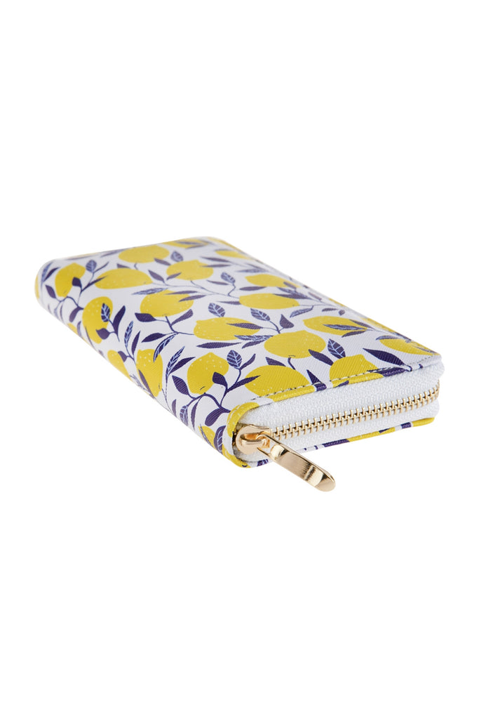 STYLE 1 FRUITS PRINTED ZIPPER WALLET