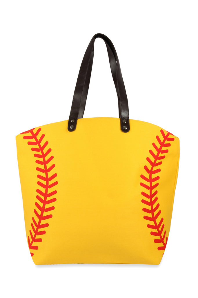 GAMEDAY SPORTS LEATHER TOTE BAG