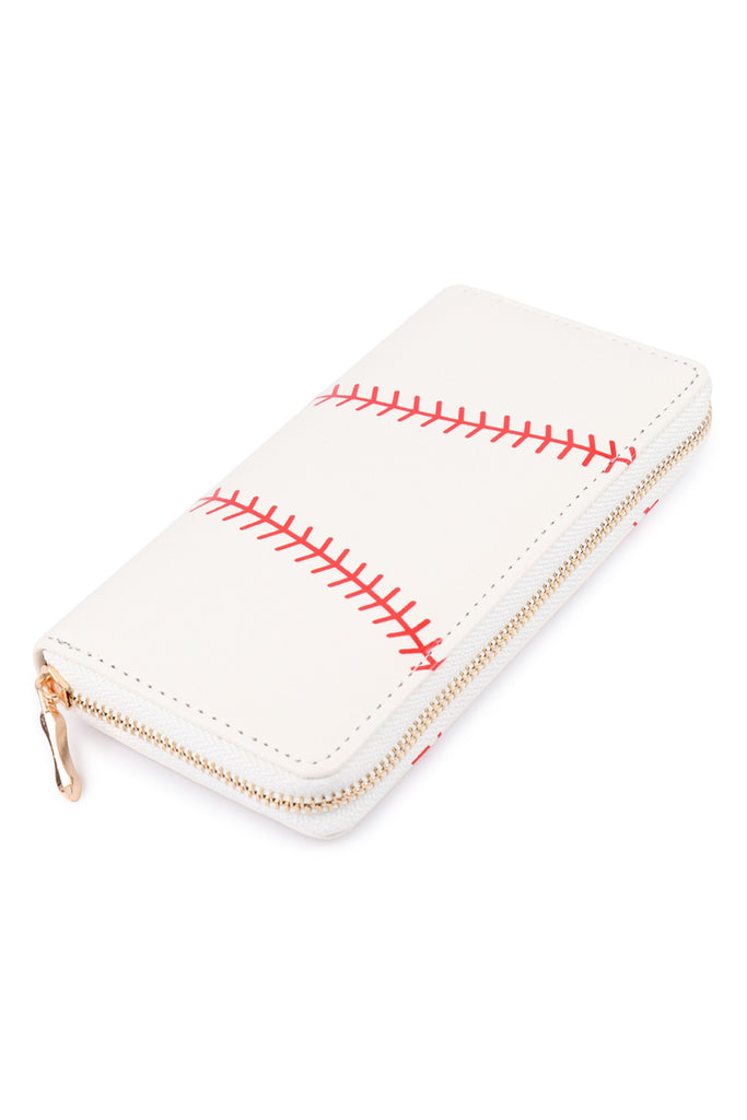 SPORTS ZIPPER LEATHER WALLET