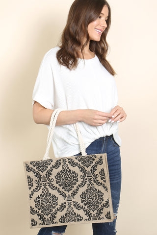 SOLID BUCKET BAG WITH AZTEC STRAP