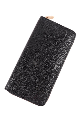 SPORTS ZIPPER LEATHER WALLET