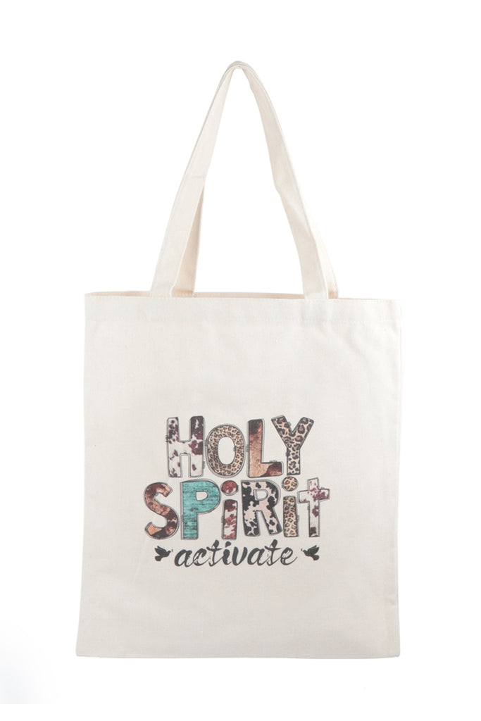HOLY SPIRIT PRINT TOTE BAG