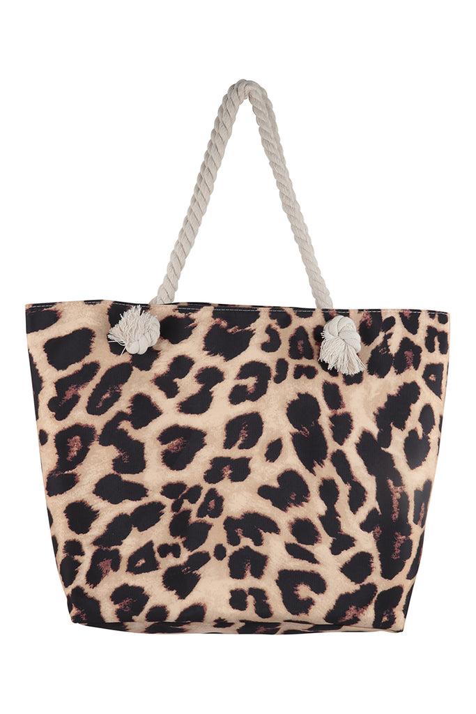 ANIMAL PRINT LEOPARD SUMMER FASHION TOTE BAG