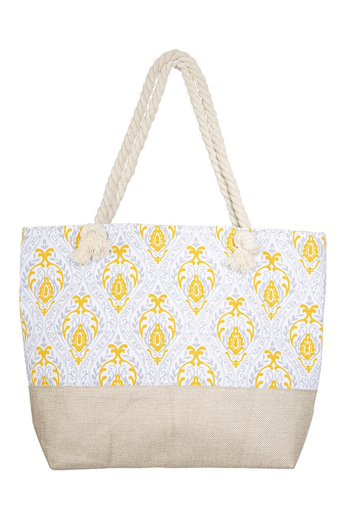 CHINTZ TROPICAL PRINT TOTE BAG