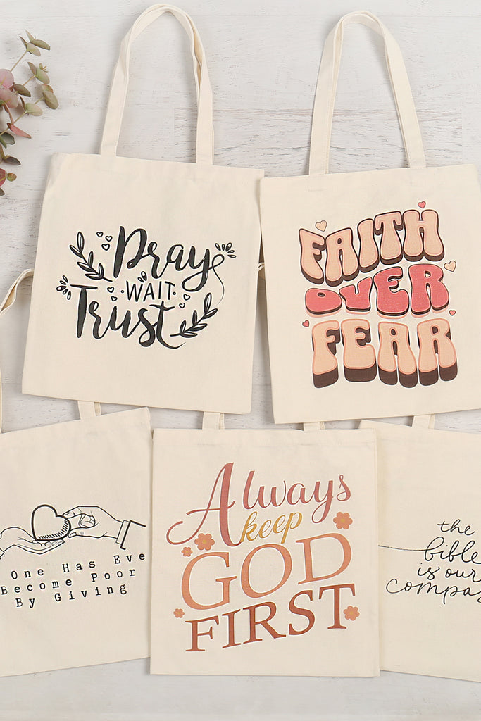 NO ONE HAS EVER PRINT TOTE BAG