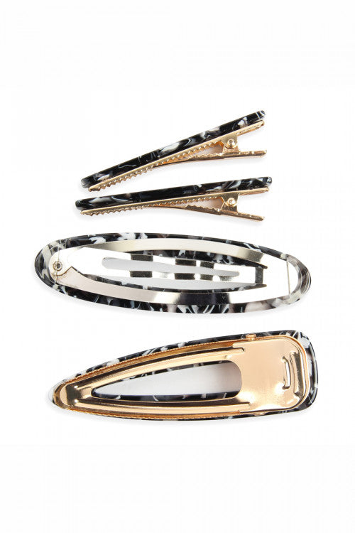 TORTOISE ACRYLIC HAIR CLIP