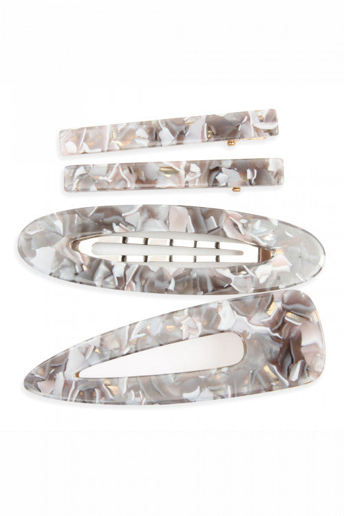 TORTOISE ACRYLIC HAIR CLIP