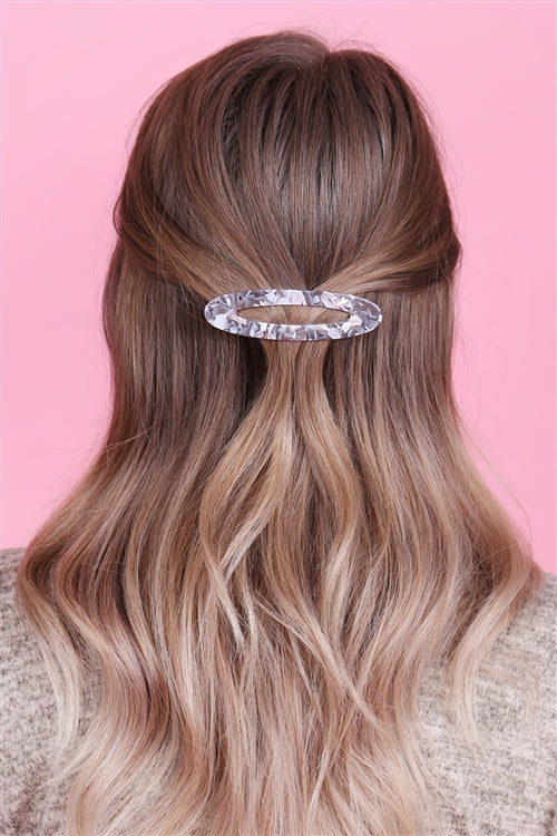 TORTOISE ACRYLIC HAIR CLIP