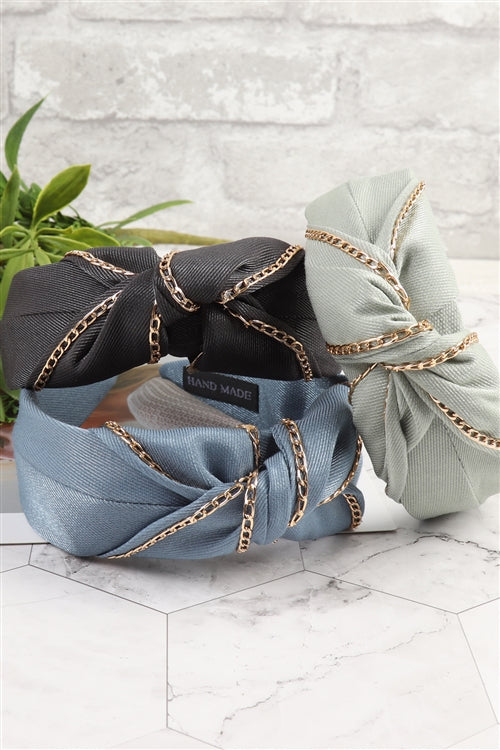 CHAIN FABRIC FASHION HEAD BAND