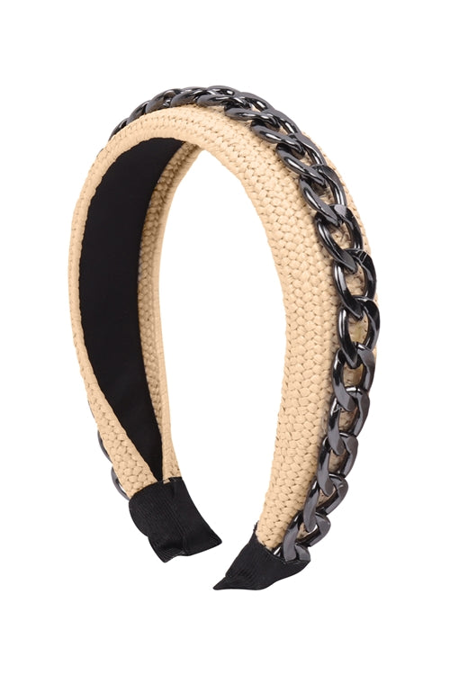 CHAIN ACCENT HEAD BAND