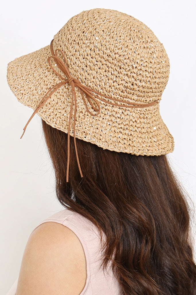 WEAVED LADY BUCKET HAT