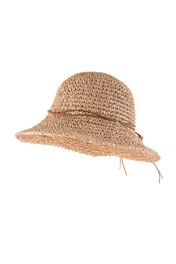 WEAVED LADY BUCKET HAT