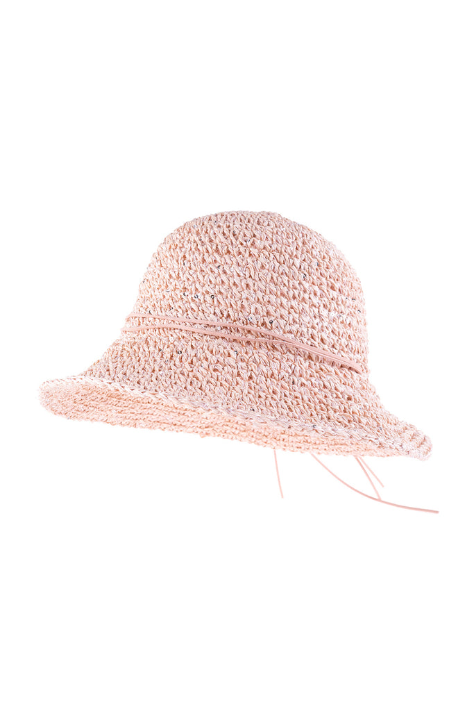 WEAVED LADY BUCKET HAT