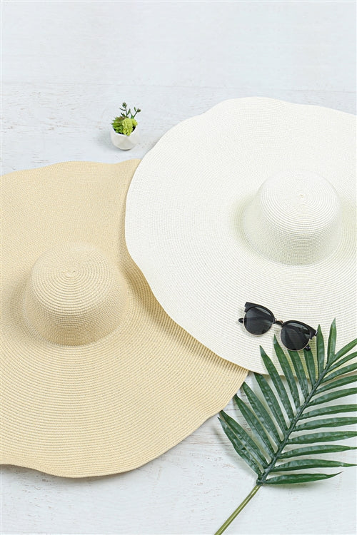 WOMEN'S FLOPPY FASHION WIDE BRIM HAT